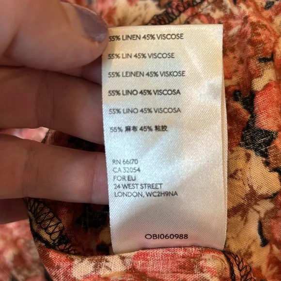 FREE PEOPLE PATTERN PLAY MINI DRESS NIGHT COMBO FLORAL - SZ XL - Picture 8 of 8